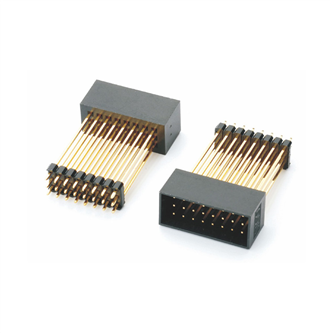 2.54间距加塑加高直插简牛